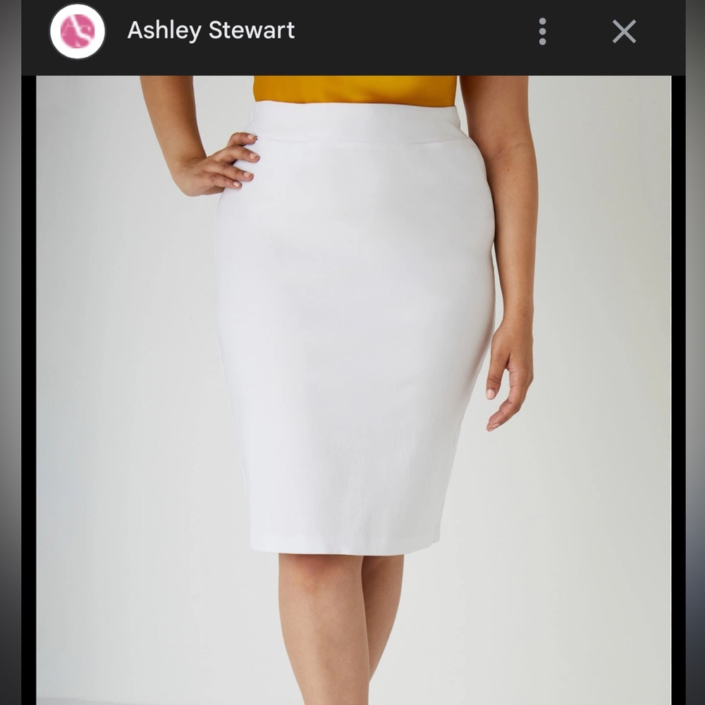 50%offw❤️ Ashley Stewart Millennium Twill Skirt Skirt 10 NWT 97